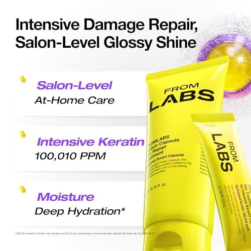 FROMLABS protein capsules close-up highlighting triple-layer repair.