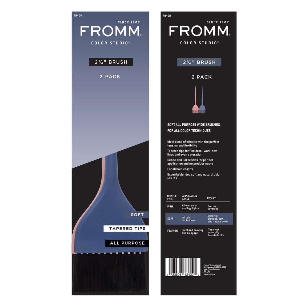 Fromm Color Studio easy-to-clean brushes stay hygienic between color sessions.