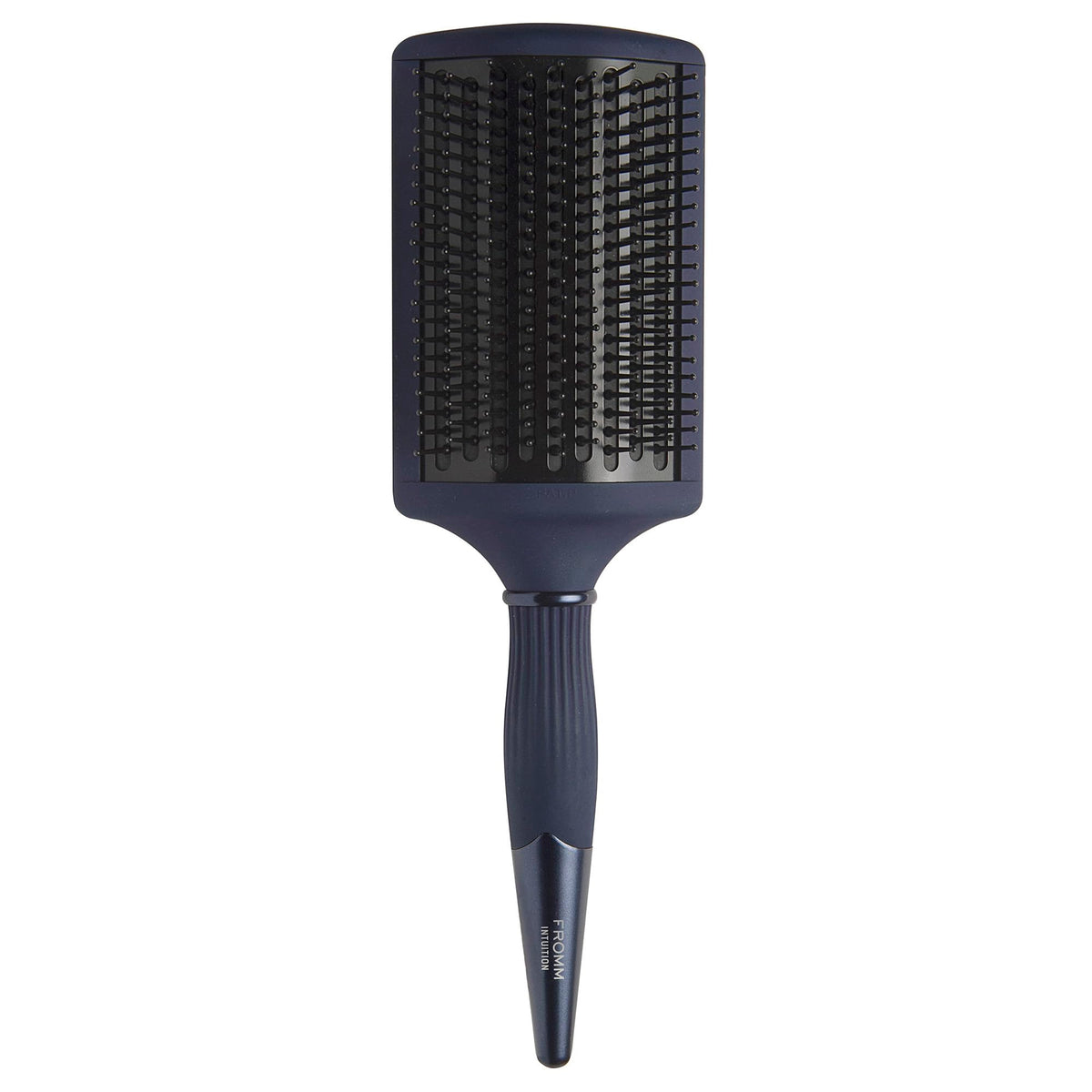 Fromm Intuition ceramic hot paddle brush front view for quick smoothing with broad coverage.