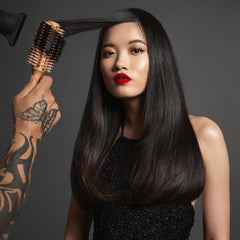Fromm Mission Sleek with natural boar bristles distributes oils for softness.