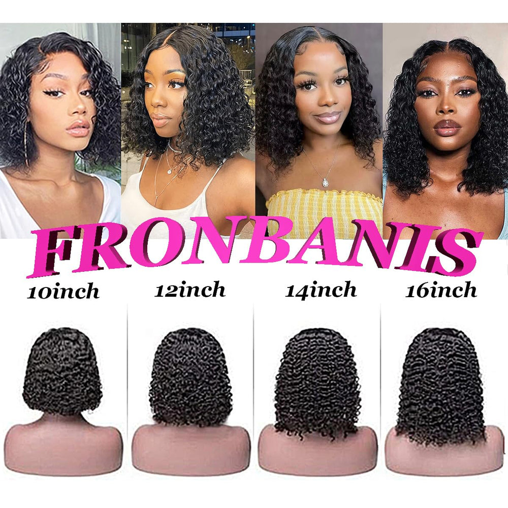 Fronbanis styling-ready wig suitable for dyeing and curling