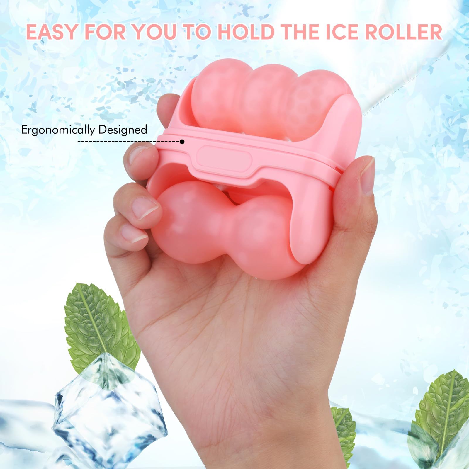 Fronnor Ice Roller branding and premium skincare tool design