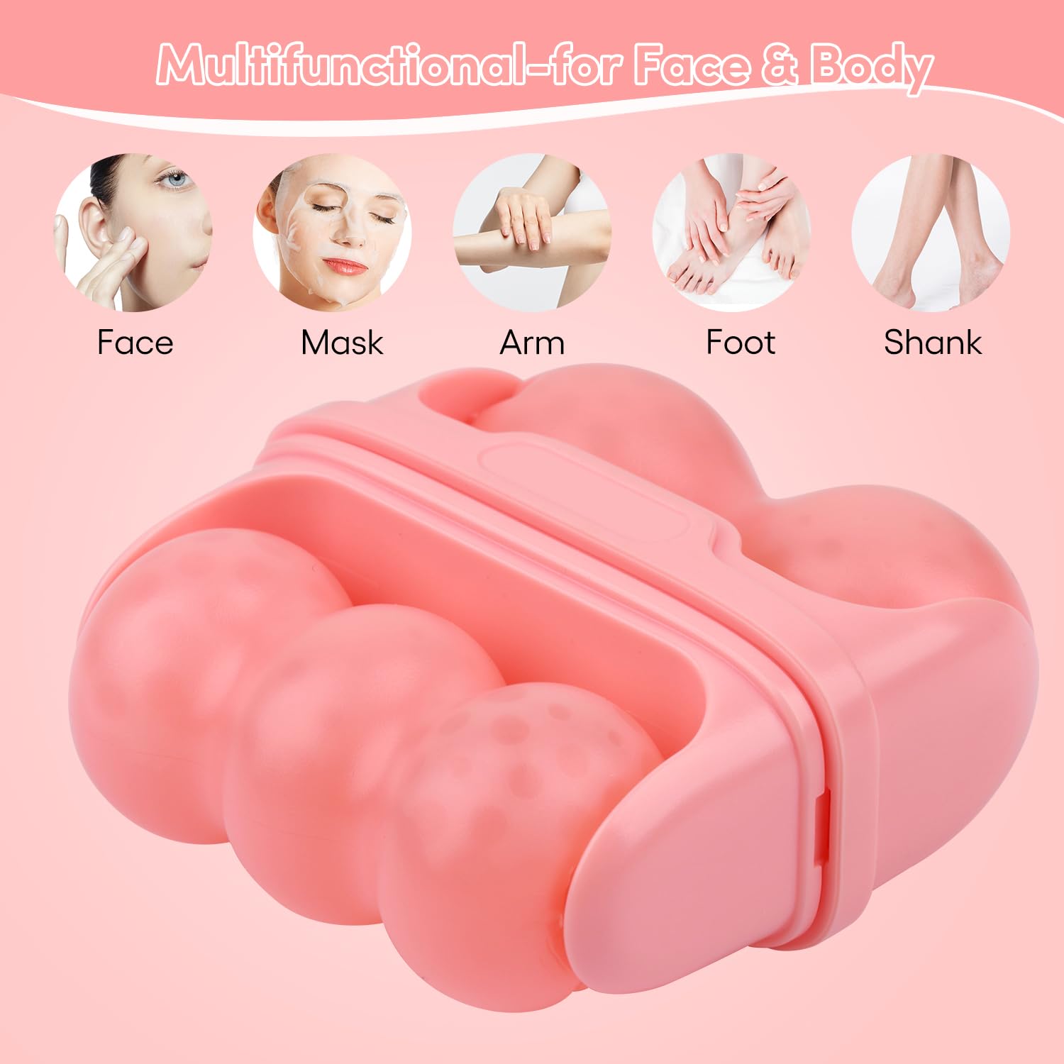 Fronnor Ice Roller on neck and chest to relax tension