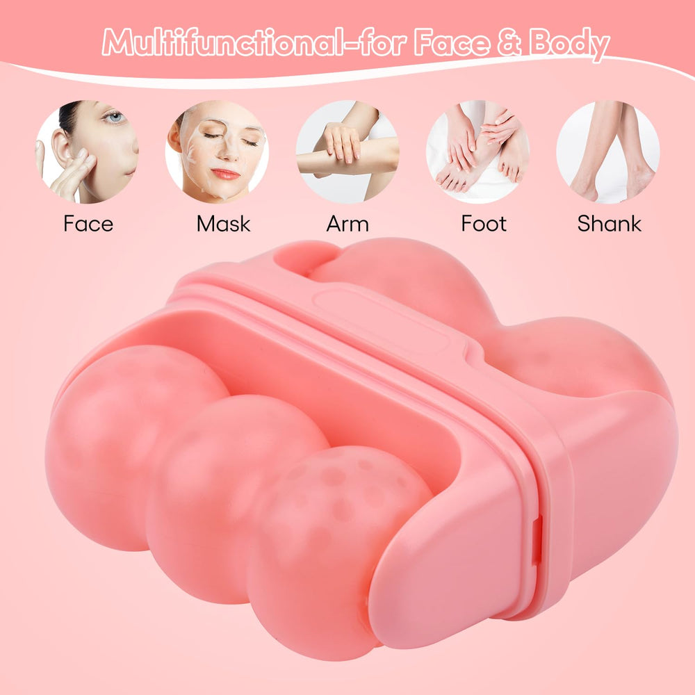 Fronnor Ice Roller on neck and chest to relax tension
