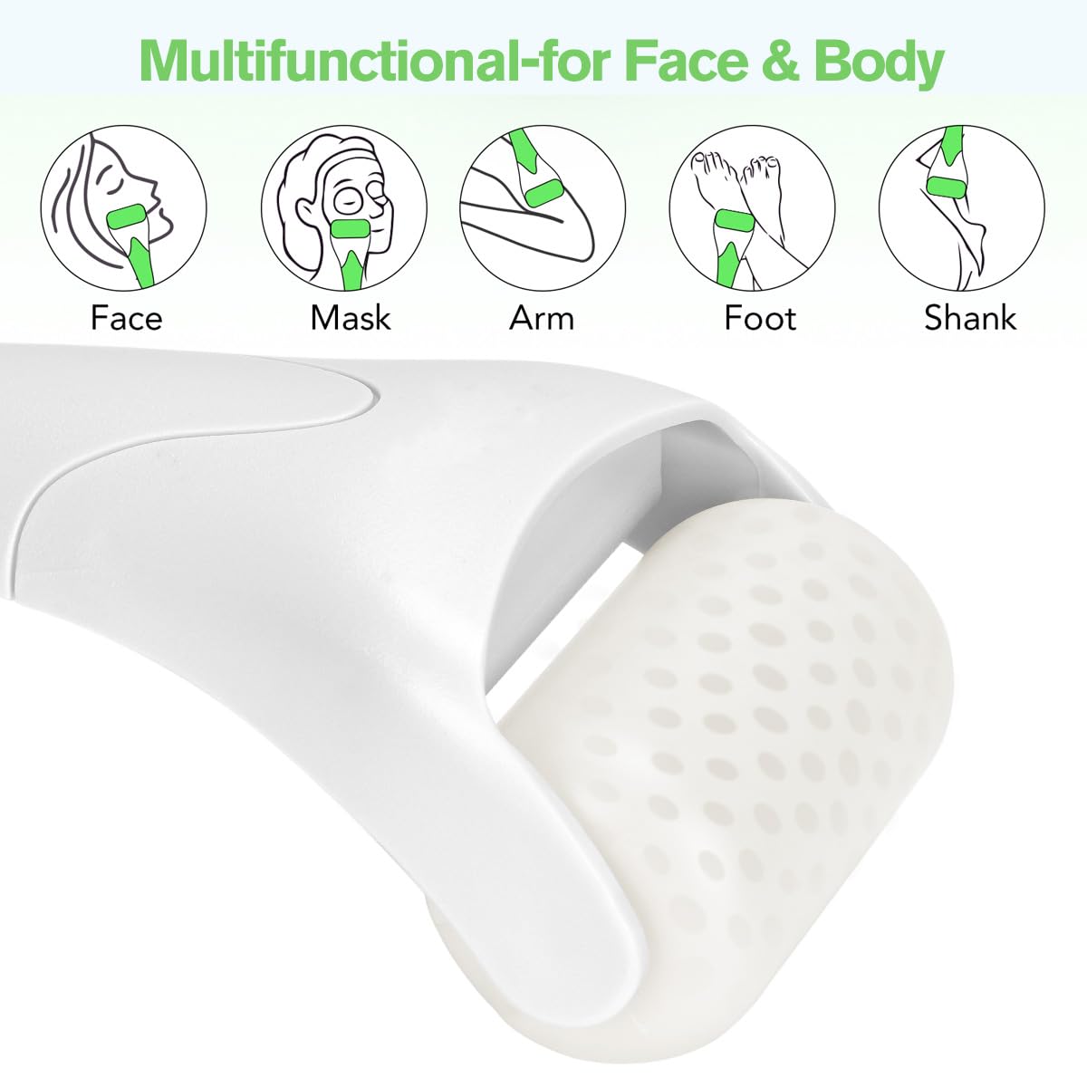 Fronnor Ice Roller neck; relaxing massage for smoother skin.