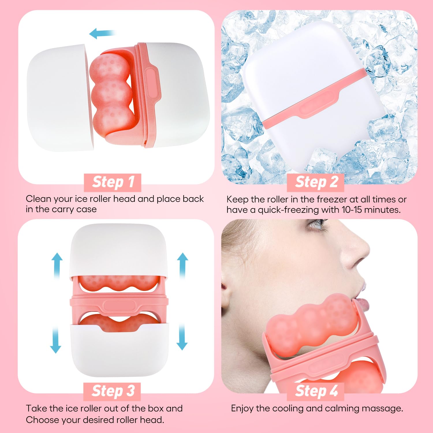 Fronnor Ice Roller portable design ideal for travel and touch-ups
