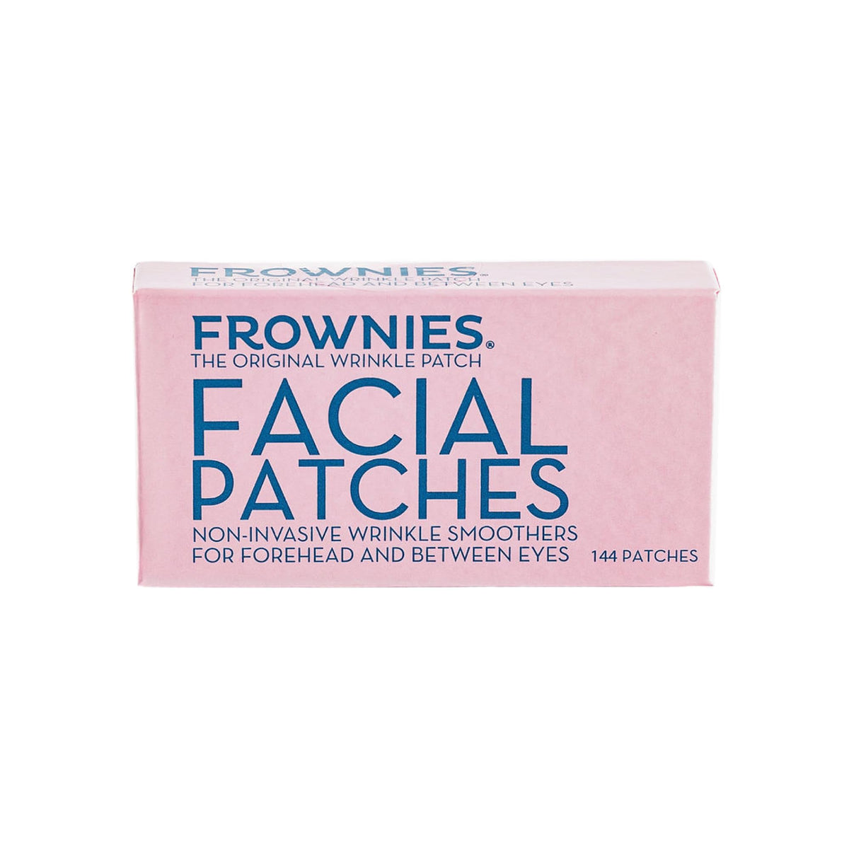 Frownies forehead patches applied to smooth wrinkles overnight.