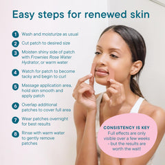 Frownies overnight wrinkle patches provide a non-invasive option for sensitive skin