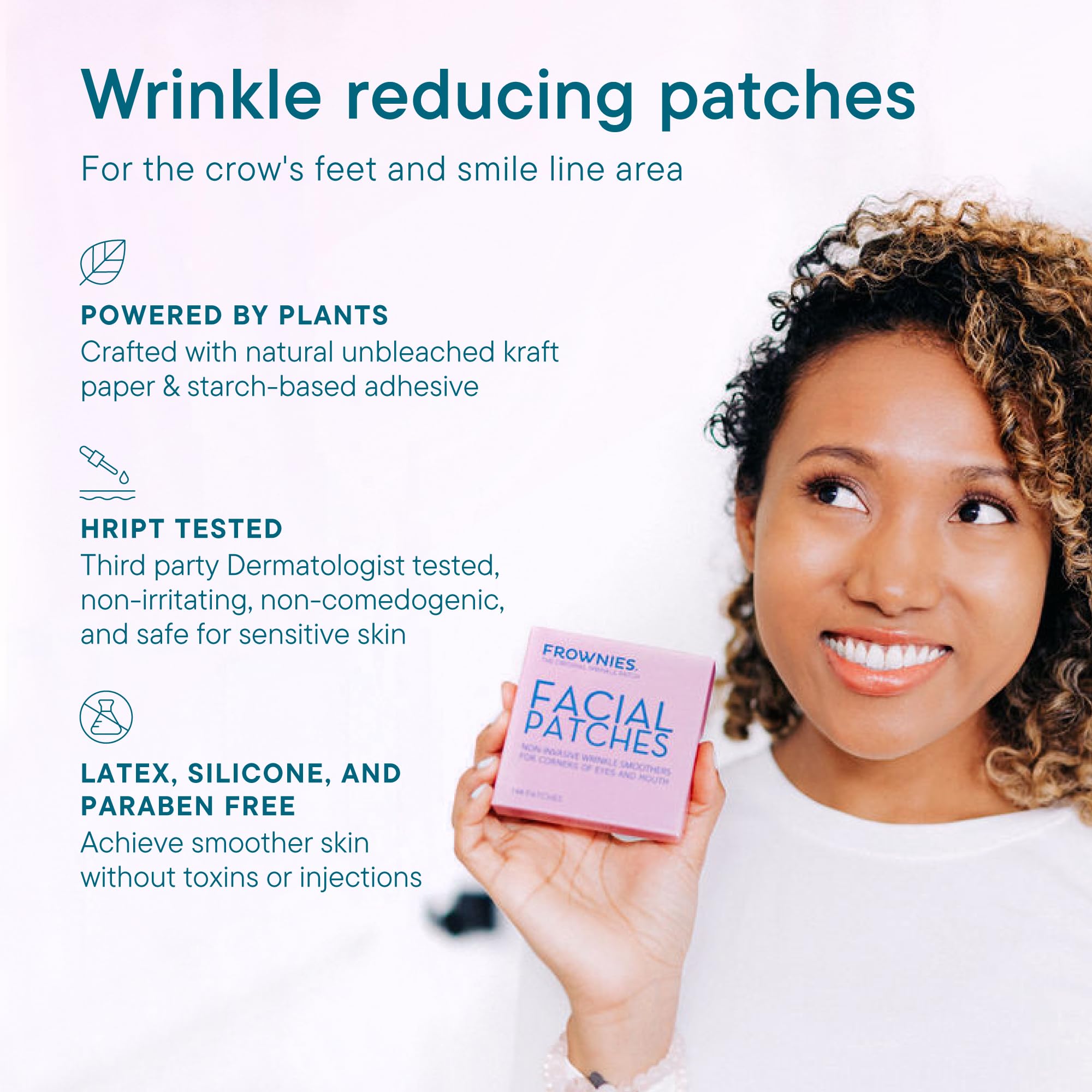 Frownies smile lines patches target mouth area for smoother skin and relaxed muscles