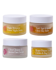 Froya Organics face scrub jar showing exfoliating texture for smoother skin.