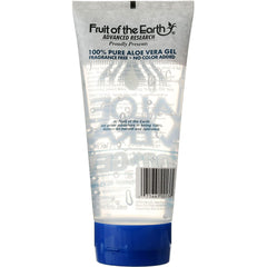 Aplicación en piel irritada con Aloe Vera 100% de Fruit of the Earth.