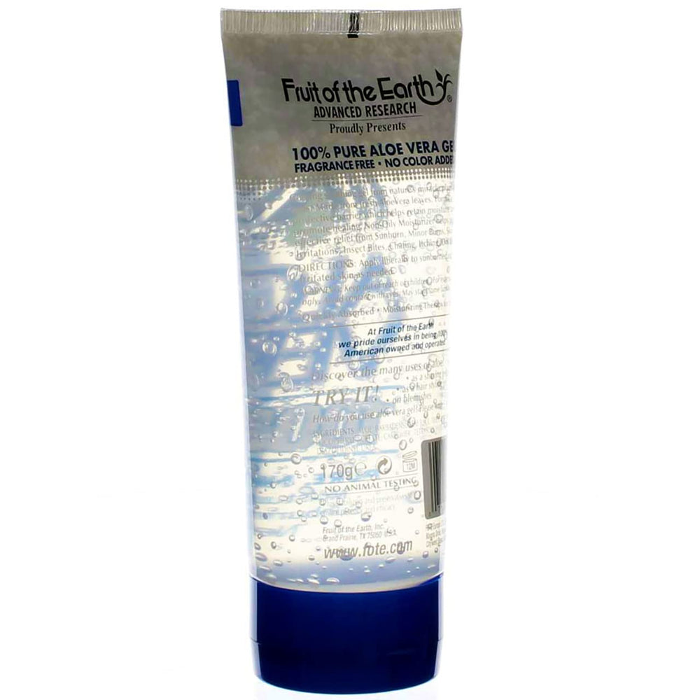 Gel sin fragancia de Fruit of the Earth para uso diario.