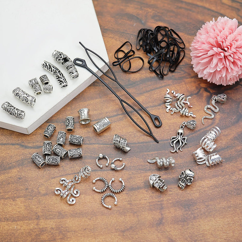 Cuentas Viking Runas Fscwlmon para joyería creativa