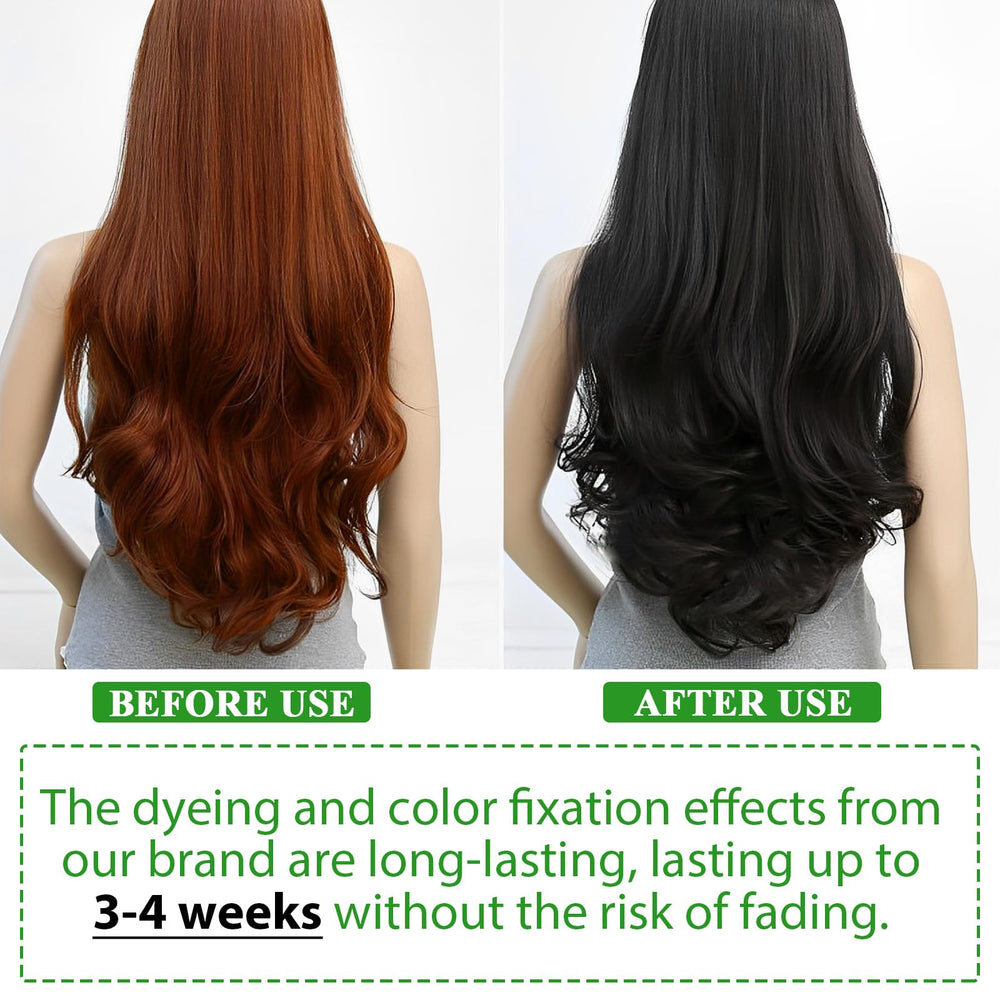 Champú colorante FSLHCY con espuma suave para cabello oscuro