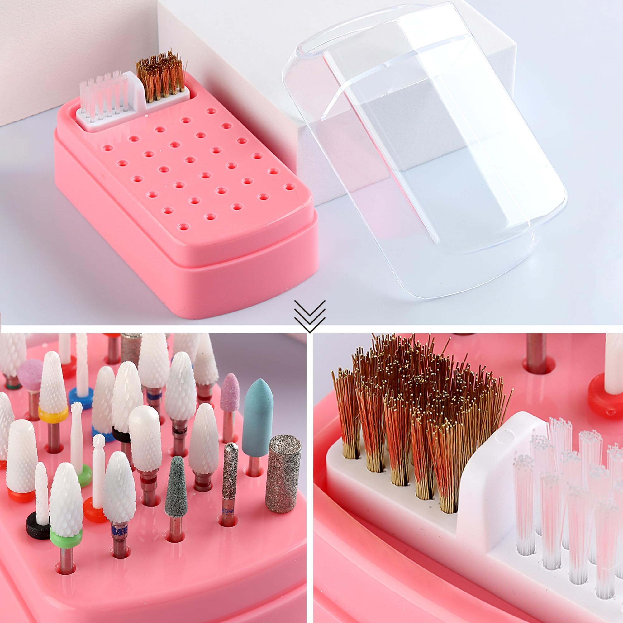 FSpronail 3x3x2-inch nail bit holder fits standard drills.