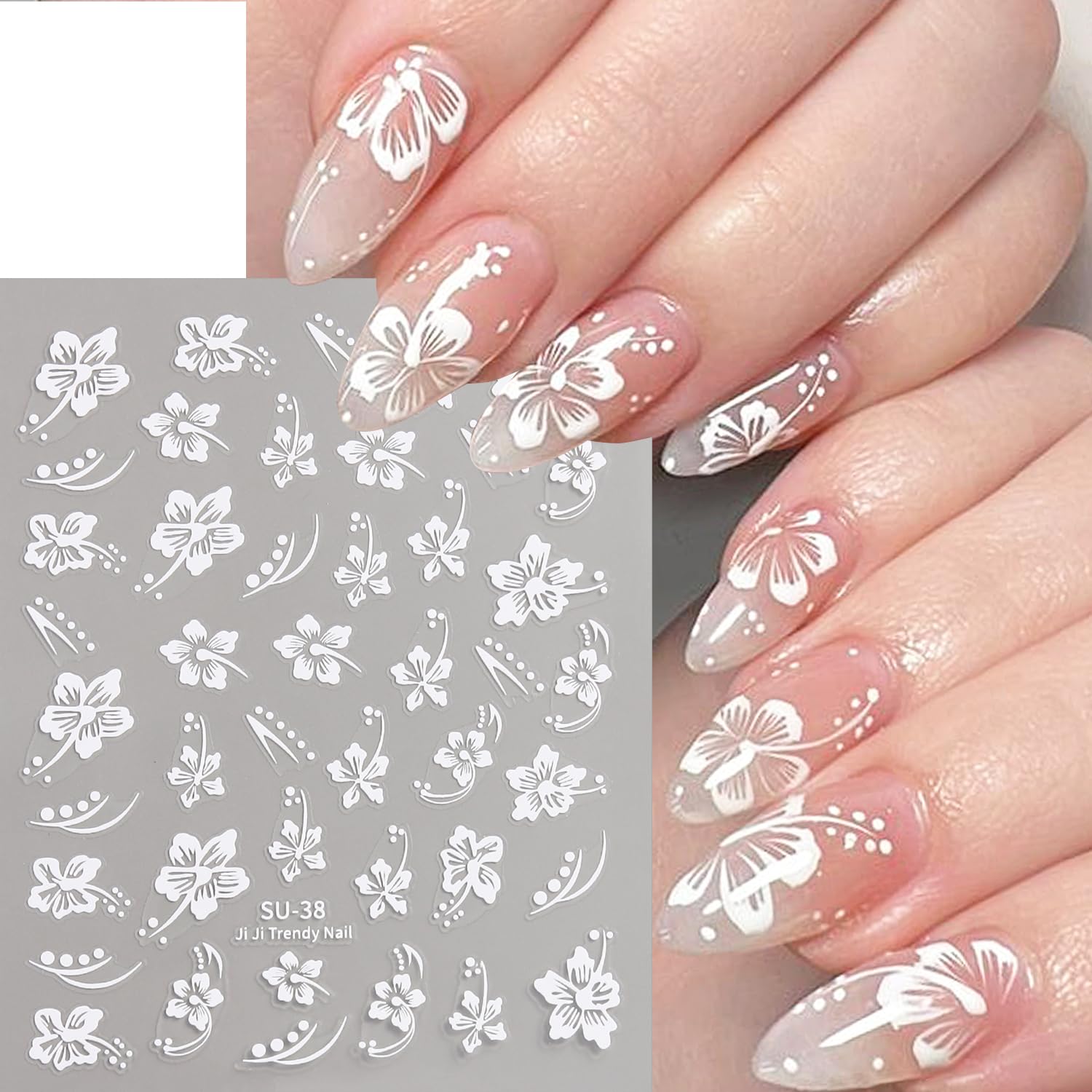 FSpronail Hibisco: diseños delicados para uñas y pies.