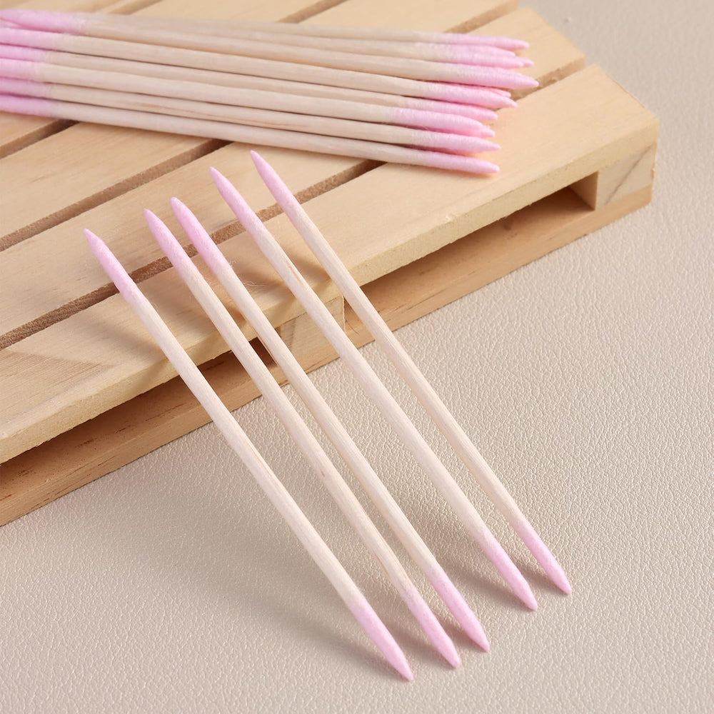 FSpronail makeup-applicator swabs aid brow, liner, and lip edge cleanups.