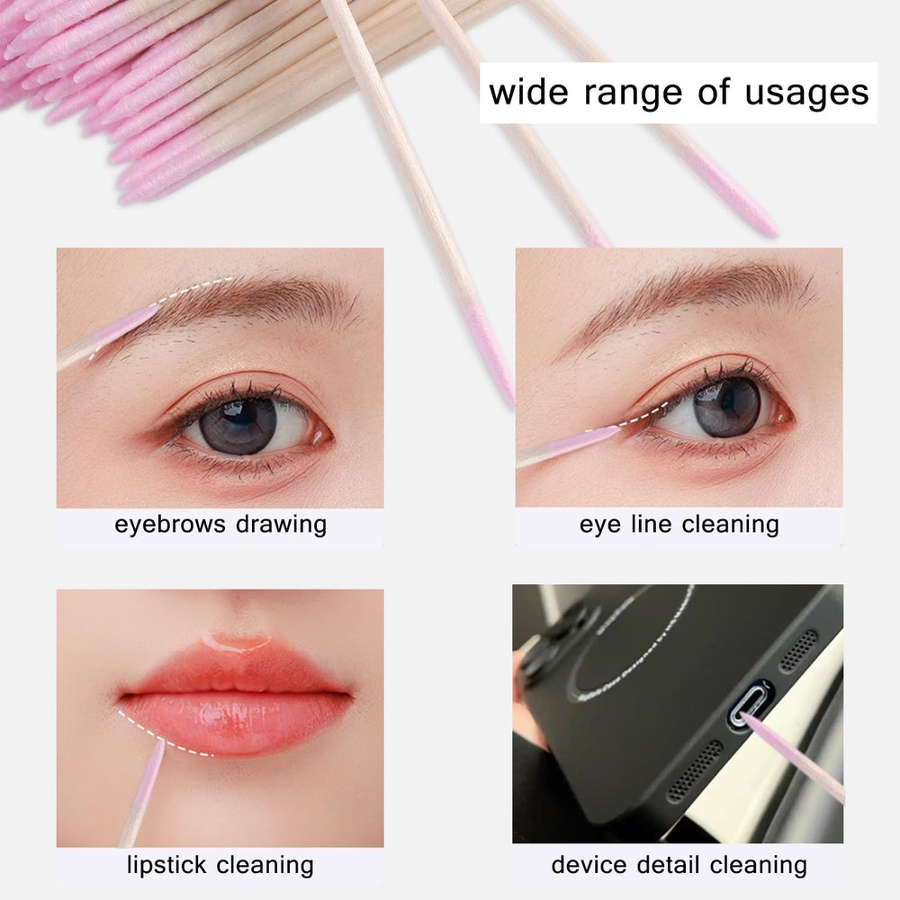 FSpronail disposable cotton swabs for quick touch-ups on the go.