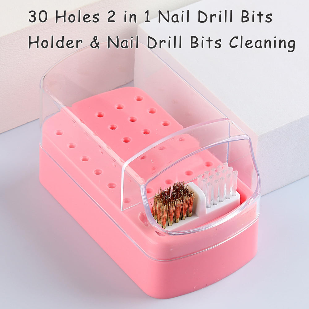 FSpronail drill bit cleaner brush set removes residues for easy cleaning.