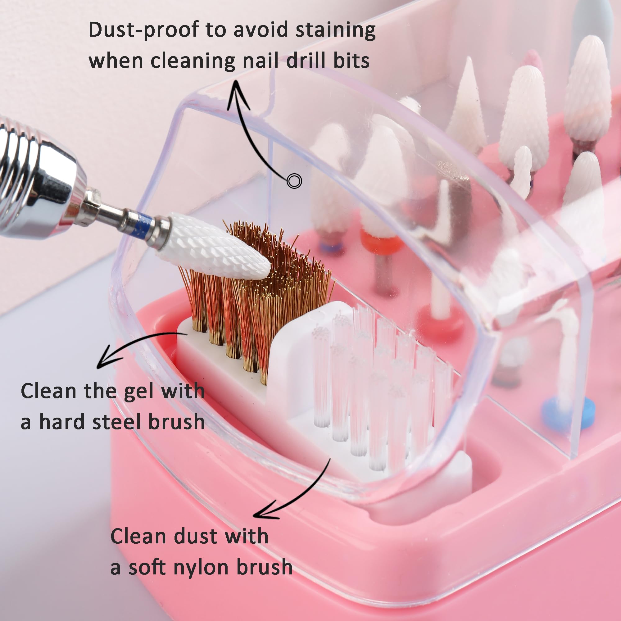 FSpronail portable nail tools storage box for on-the-go use.