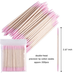 FSpronail wooden-handle swabs provide a durable, steady grip.