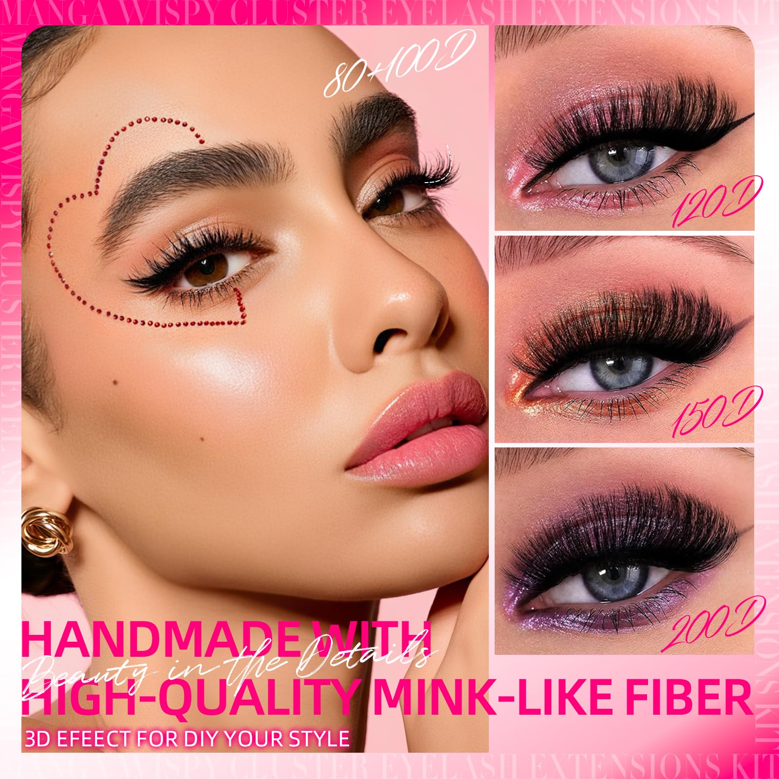 FTBZCF 10–18mm lengths provide versatile lash looks.