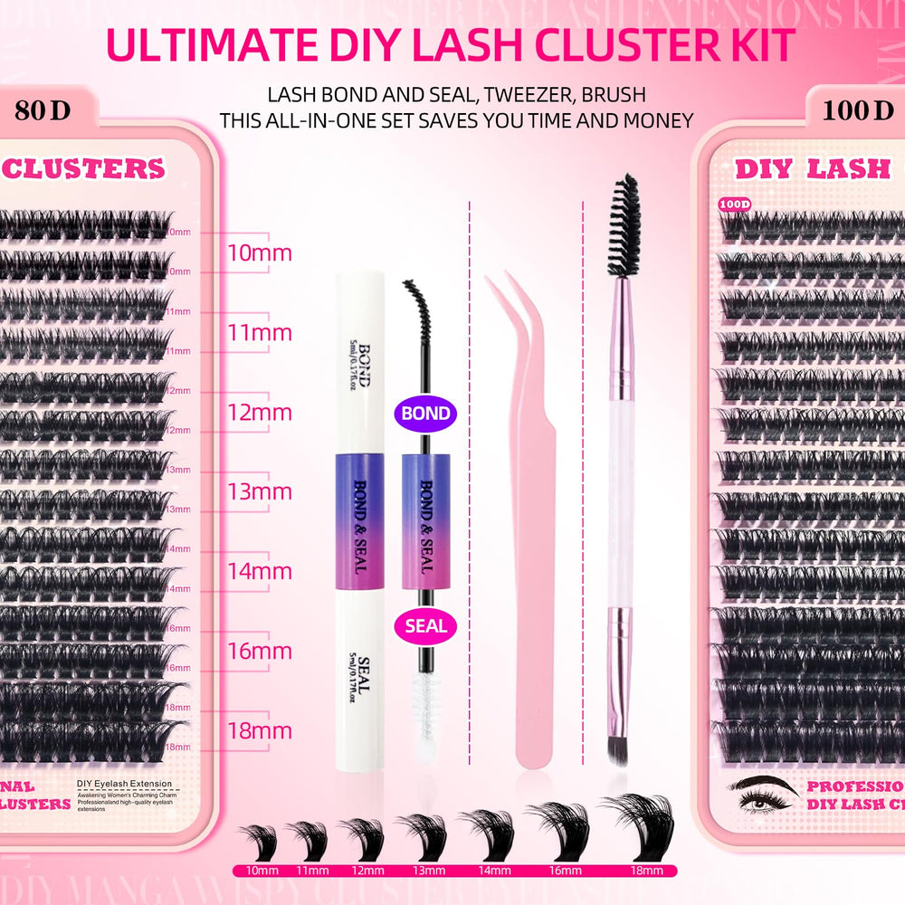 FTBZCF precision tweezer places clusters accurately for DIY lashes.