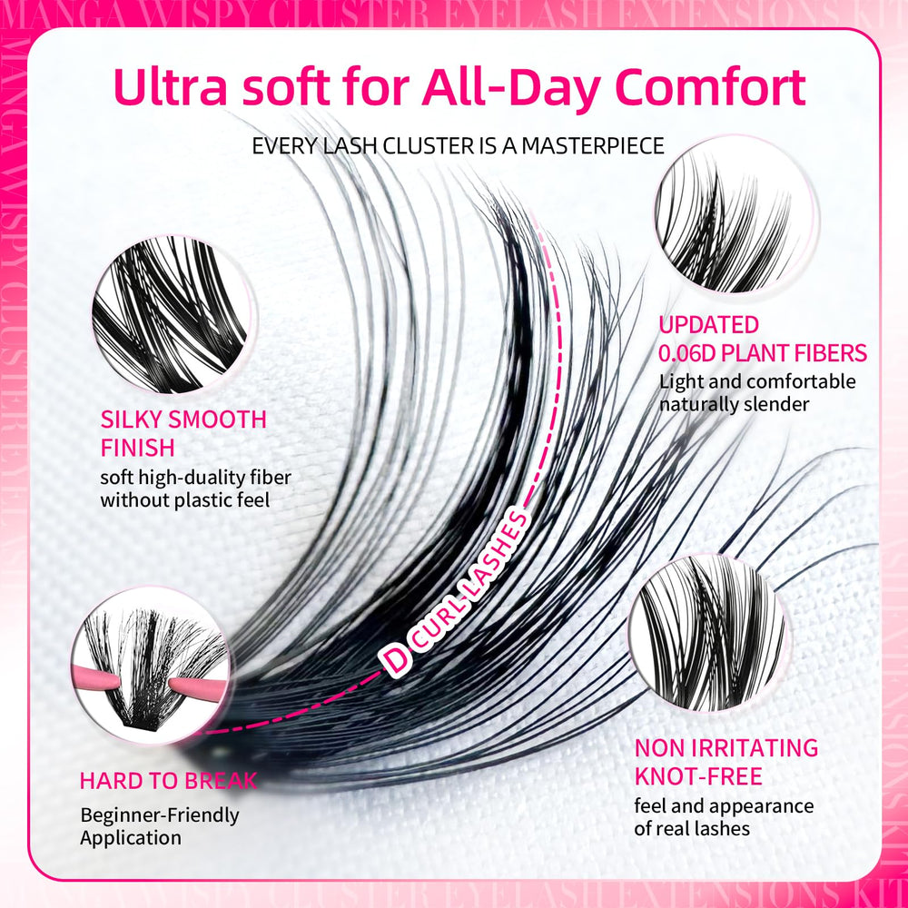 FTBZCF brush blends clusters for a seamless finish.
