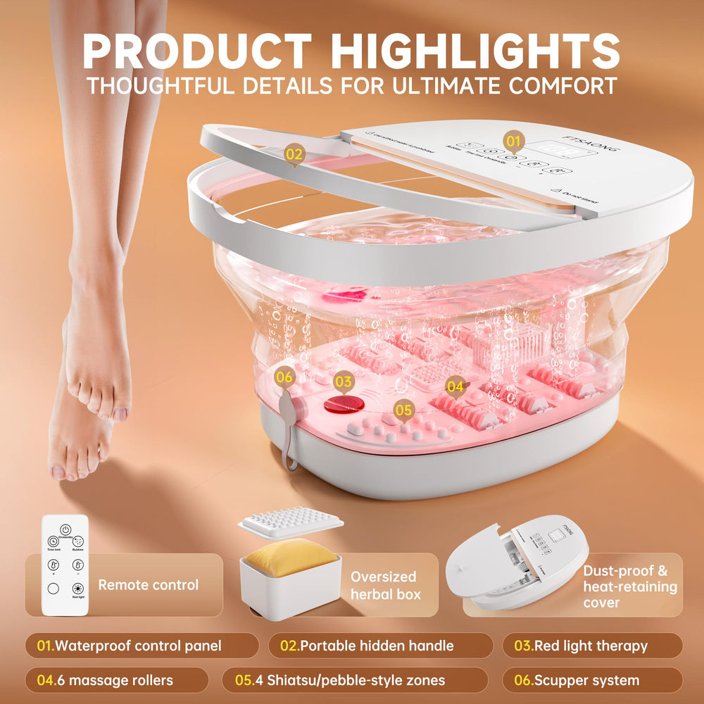 FTSAONG 3D shiatsu rollers target points to refresh tired feet