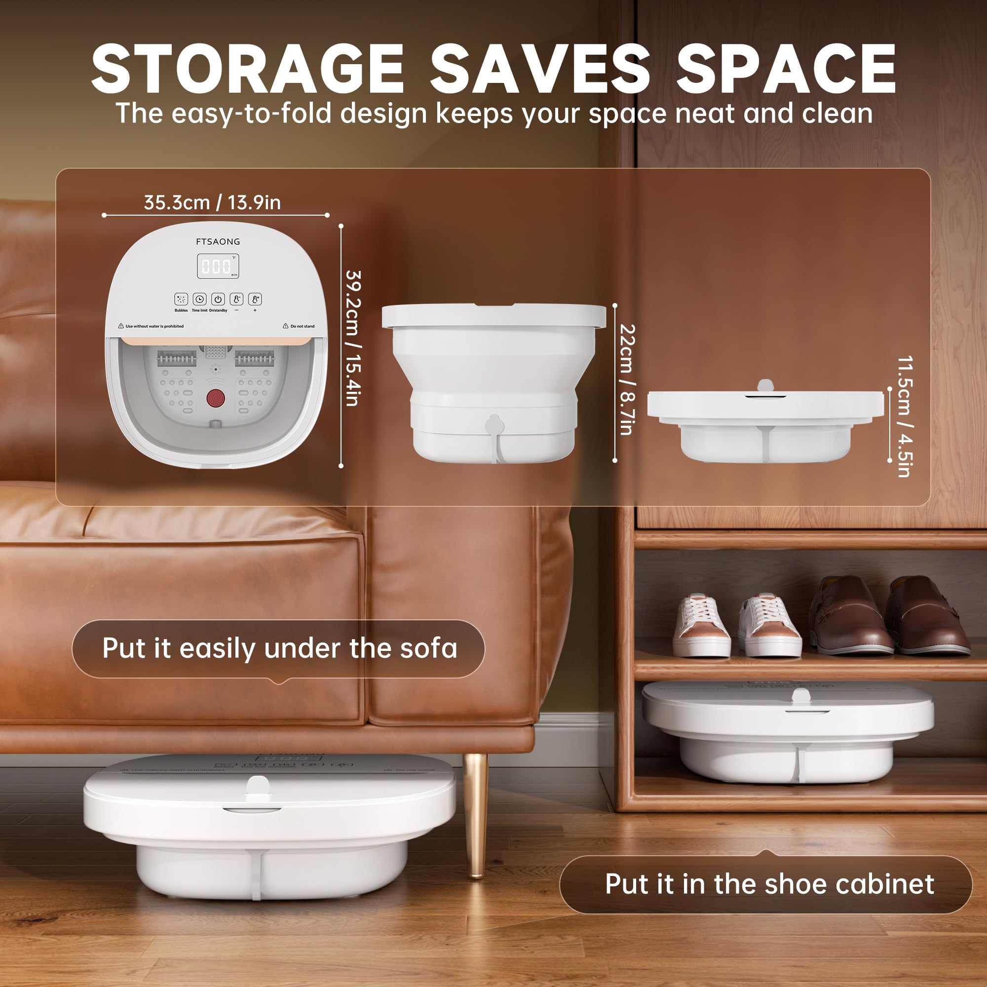 FTSAONG convenient handle and drainage outlet for portability