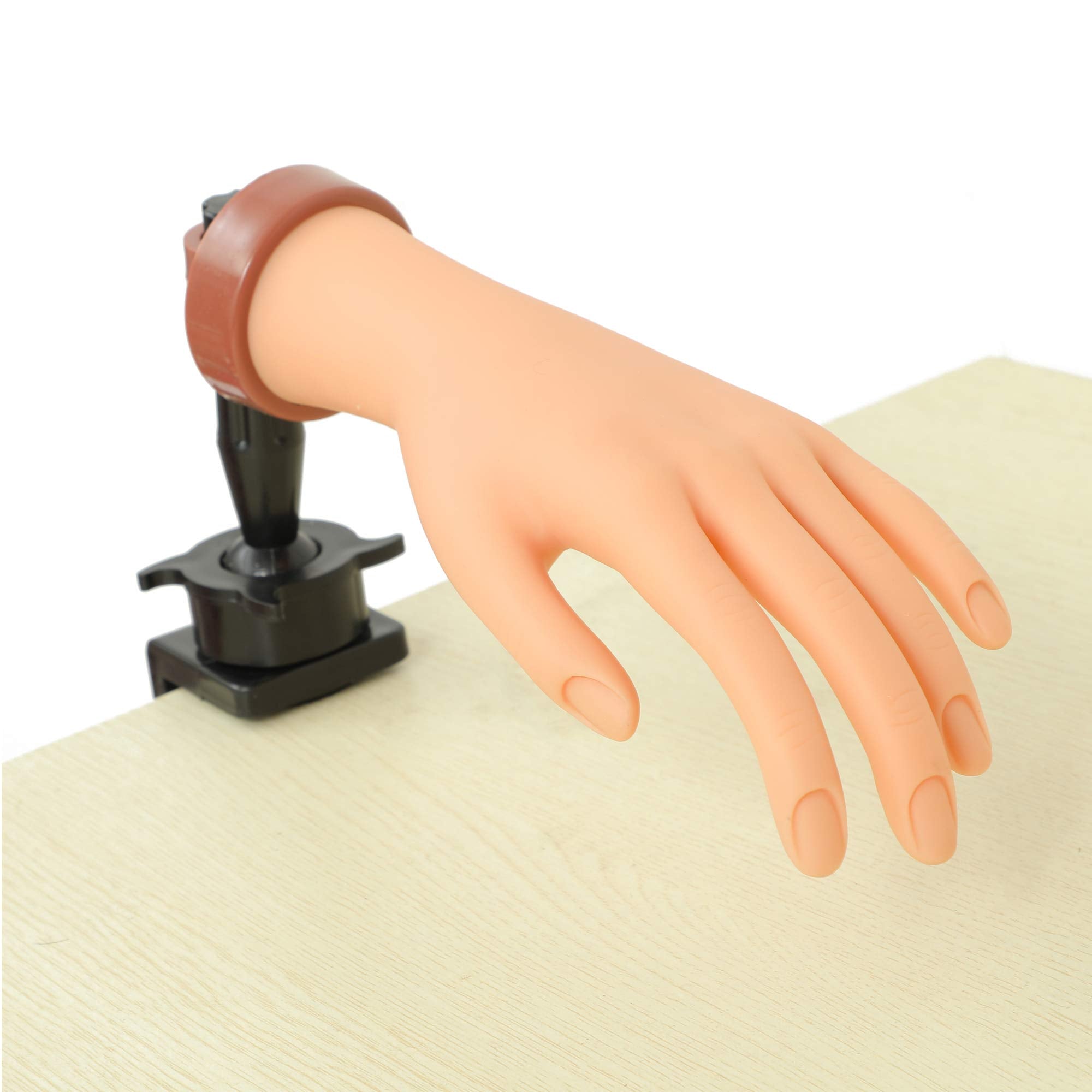 FU SHEN practice hand close-up for nail art precision and realistic feel.