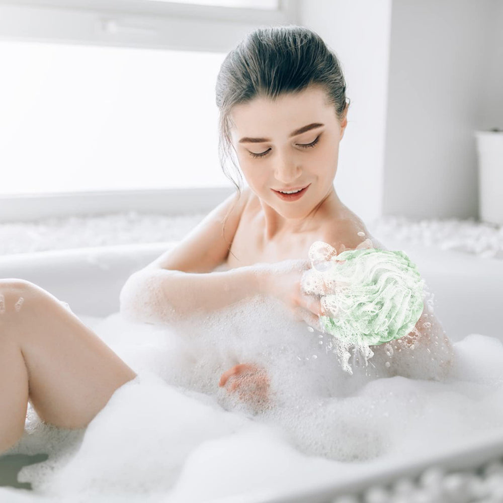 Fu Store loofah sponge acts as a handy body wash accessory