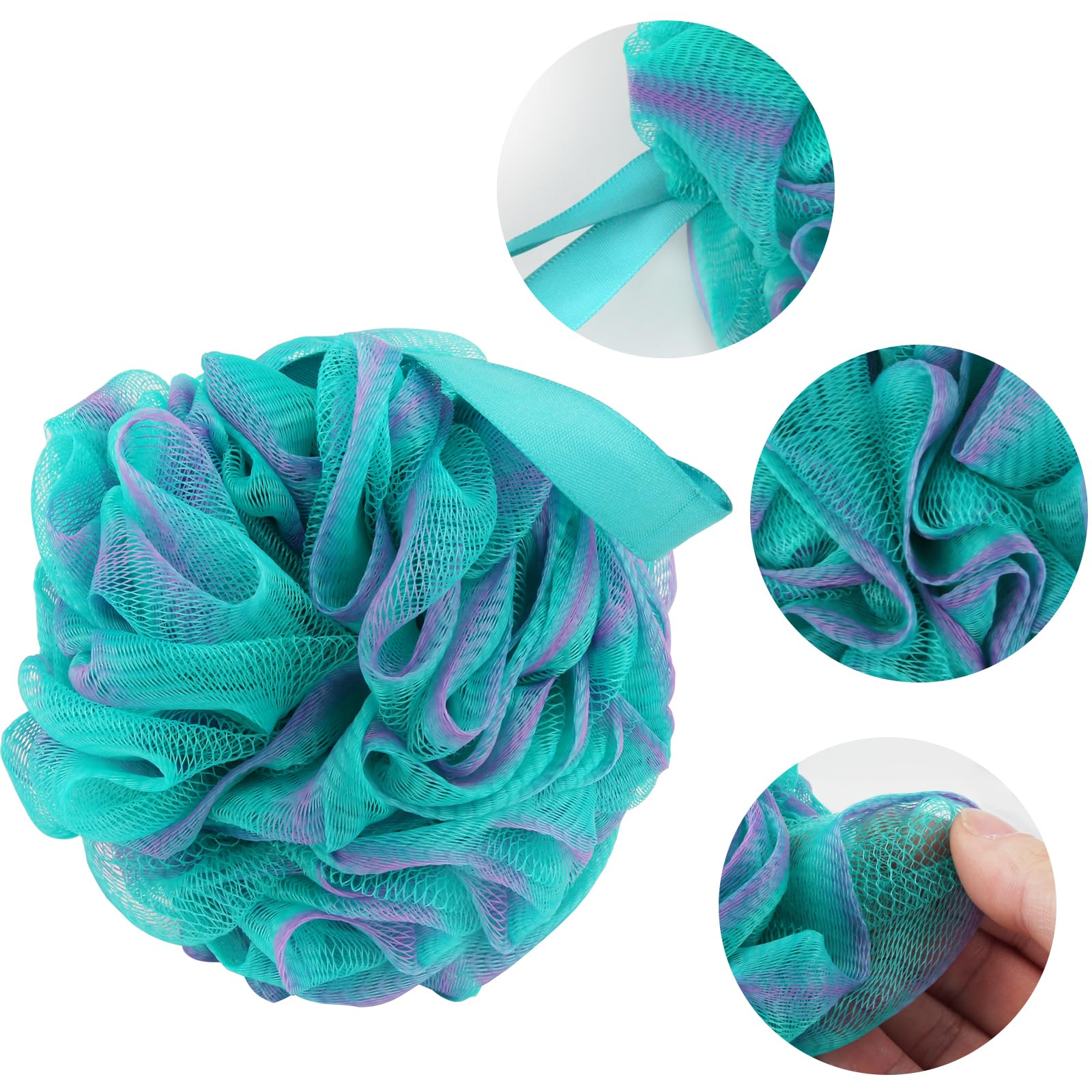 Fu Store Loofah Sponge rich lather with any soap for deeper cleansing