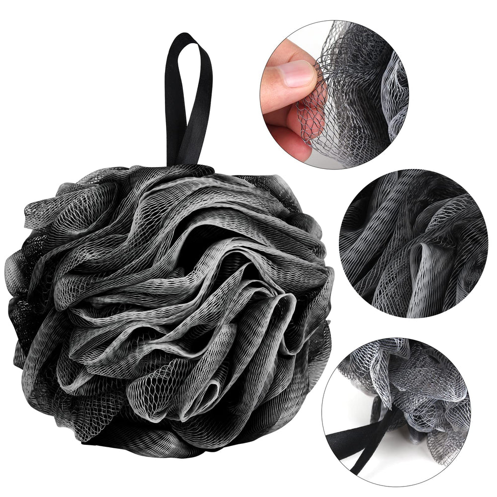 Fu Store loofah sponge hanging-knot-design enables easy drying after showers