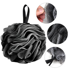 Fu Store loofah sponge hanging-knot-design enables easy drying after showers