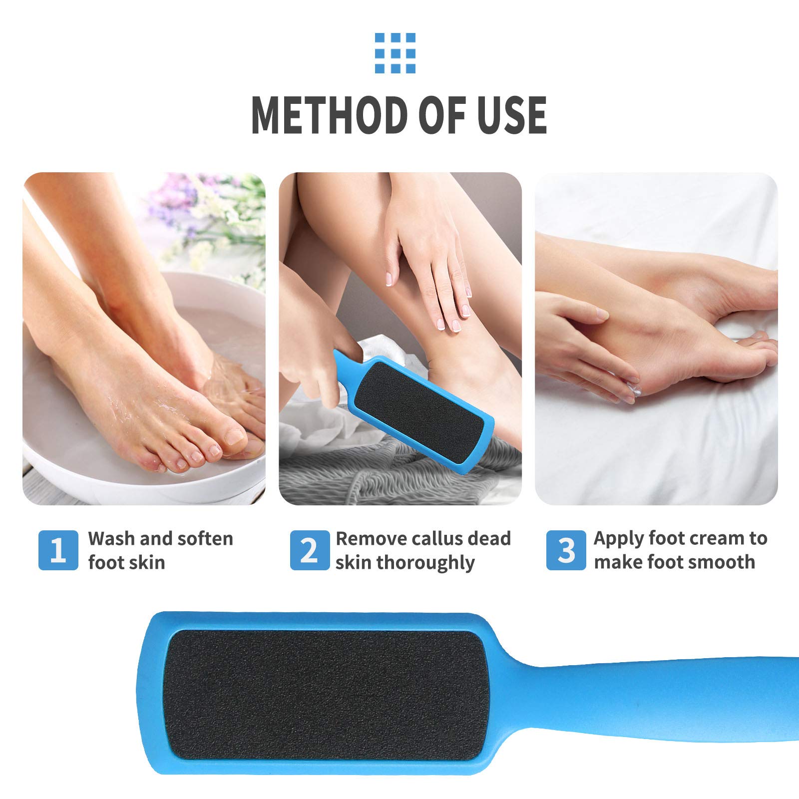 Fu Store waterproof foot file reusable for easy cleaning