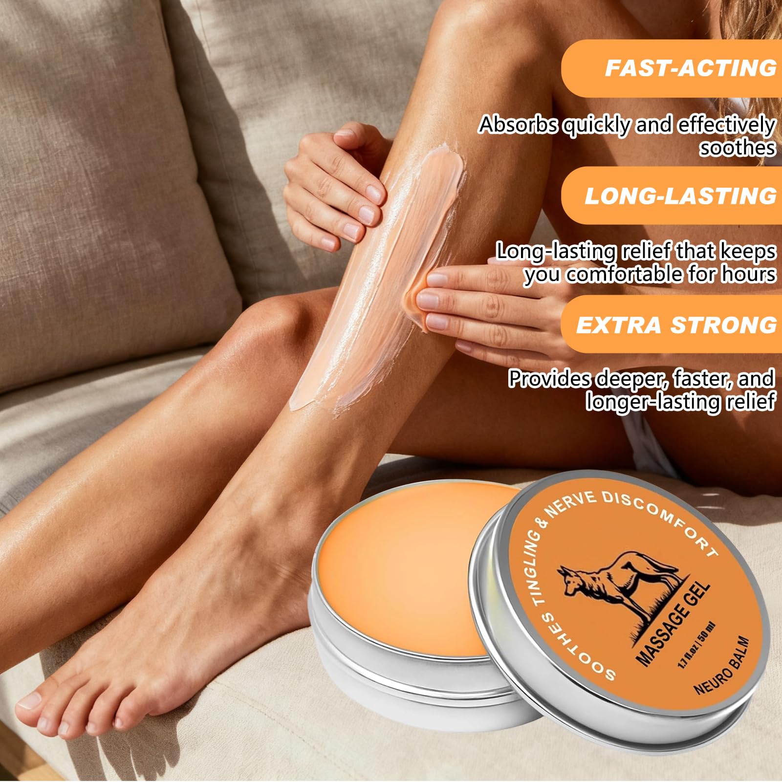 FUERHPSH Neuro Balm aplicación en manos para cuidado diario sin grasa