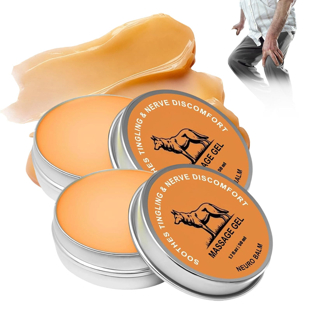 FUERHPSH Neuro Balm pack de dos unidades para alivio suave de articulaciones