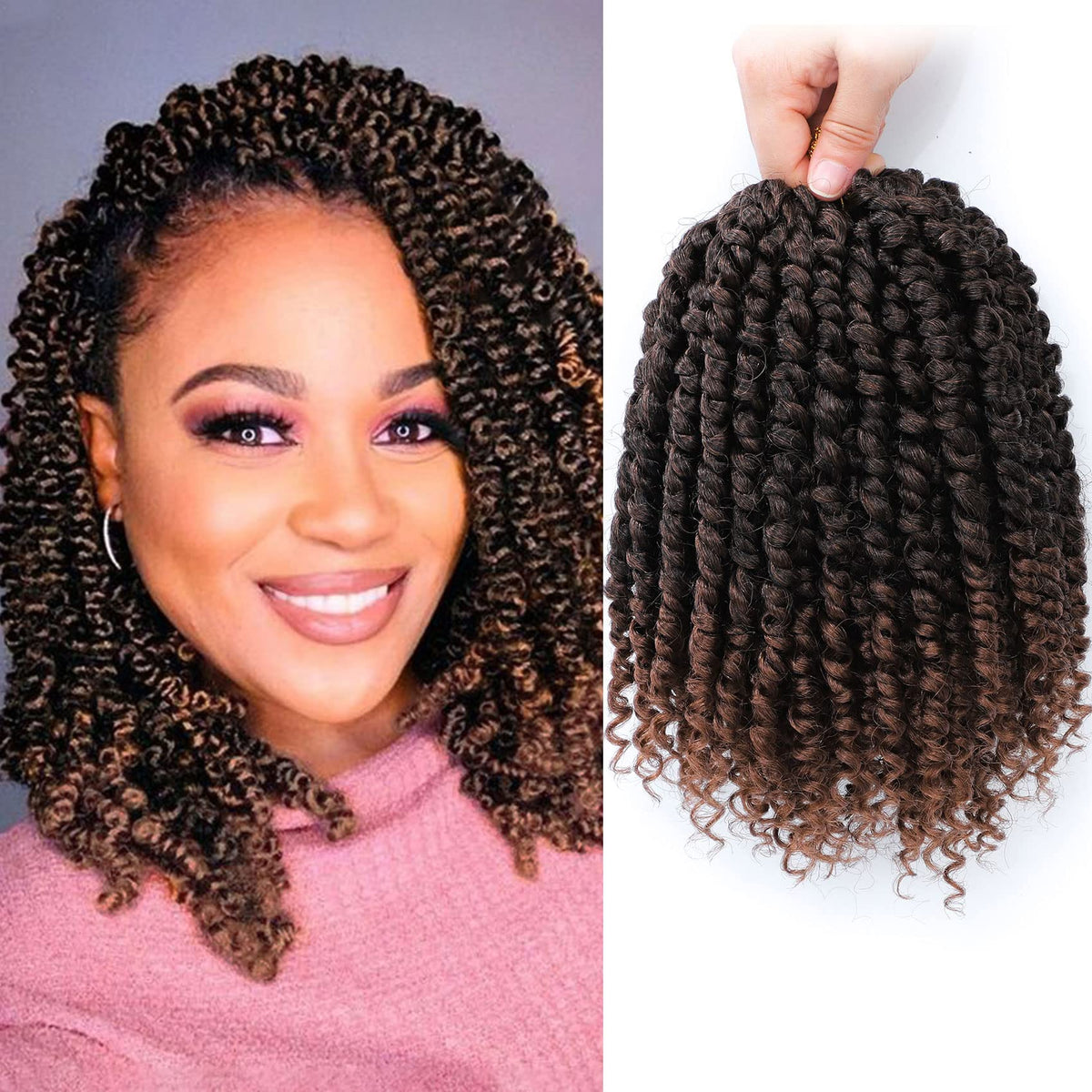 Fulcrum Passion Twist 8inch bundle pack closeup, soft and reusable.
