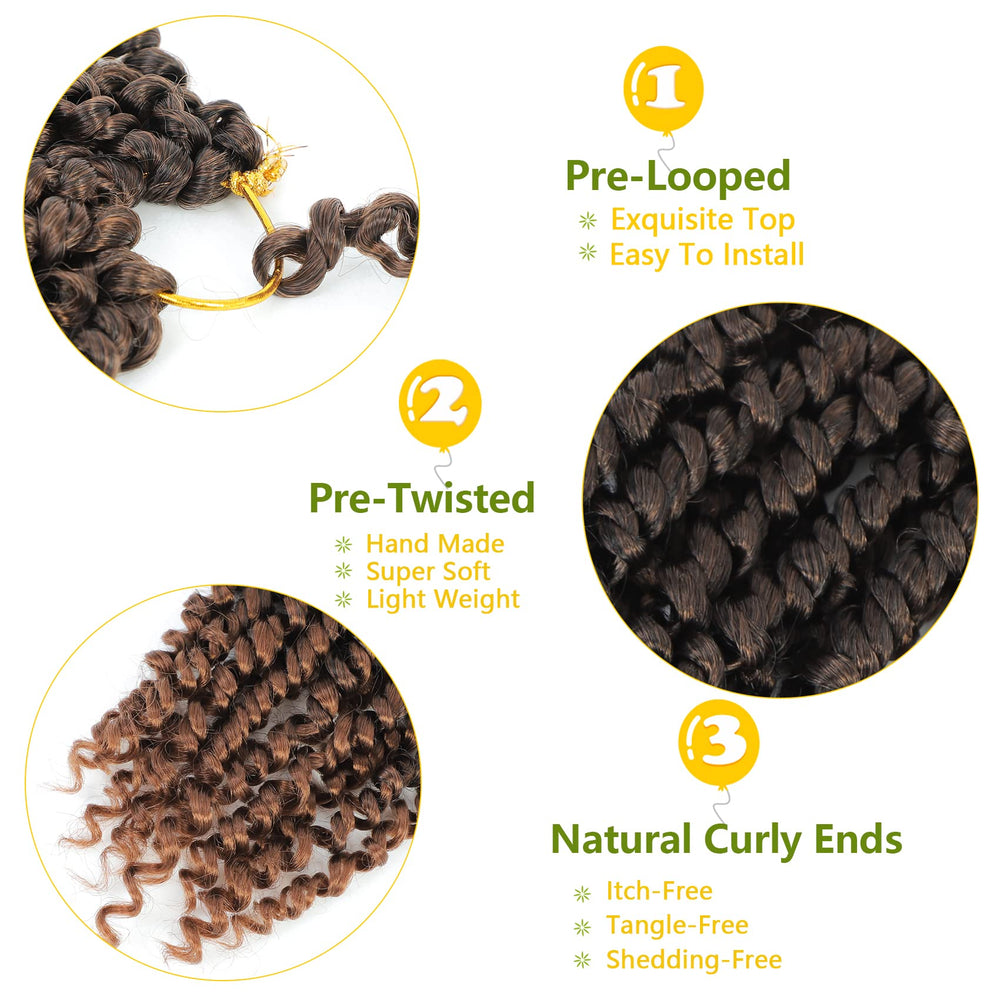 Fulcrum Passion Twist 8inch pack with crochet needle is ready to install.