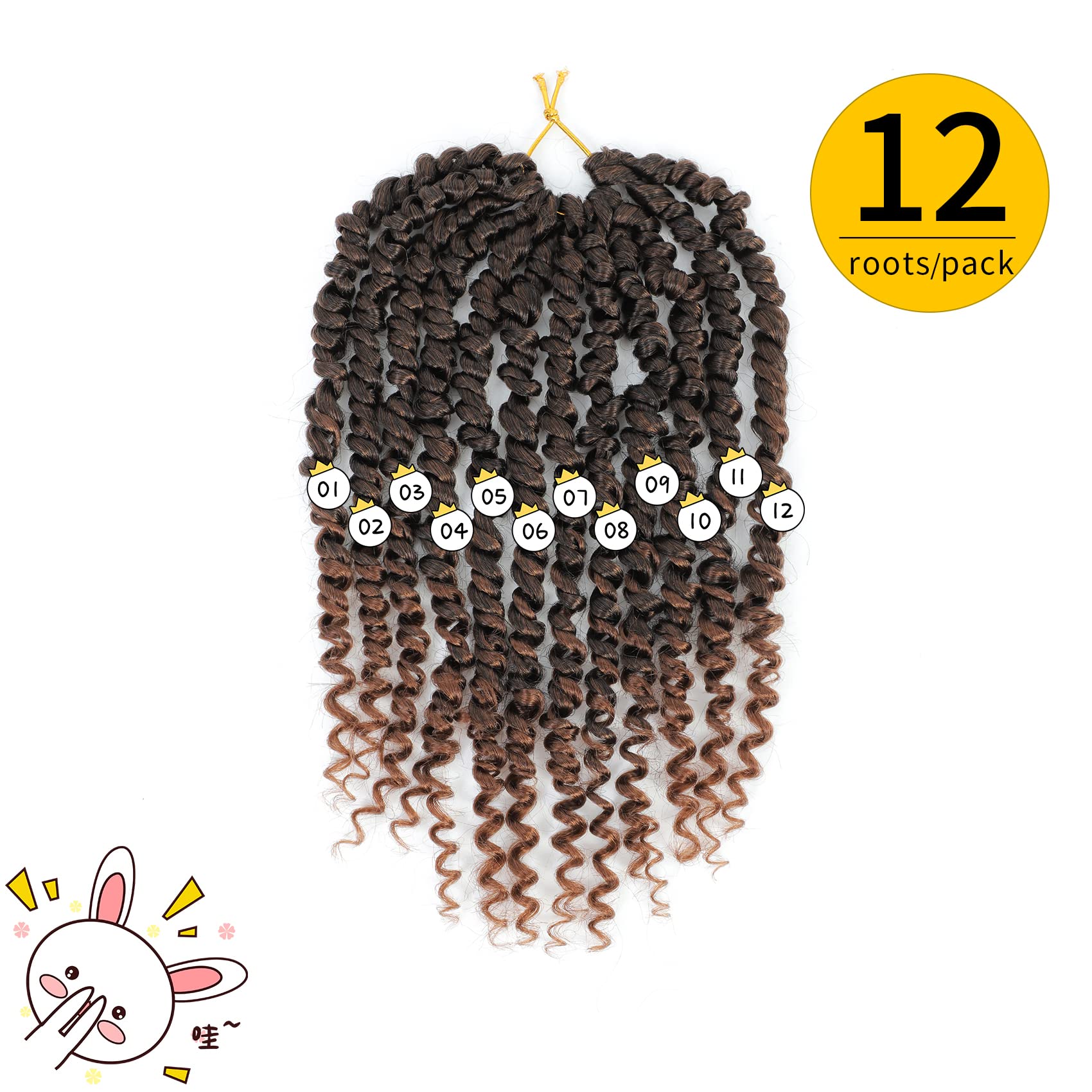 Fulcrum Passion Twist 8inch soft texture appearance on hair strands.