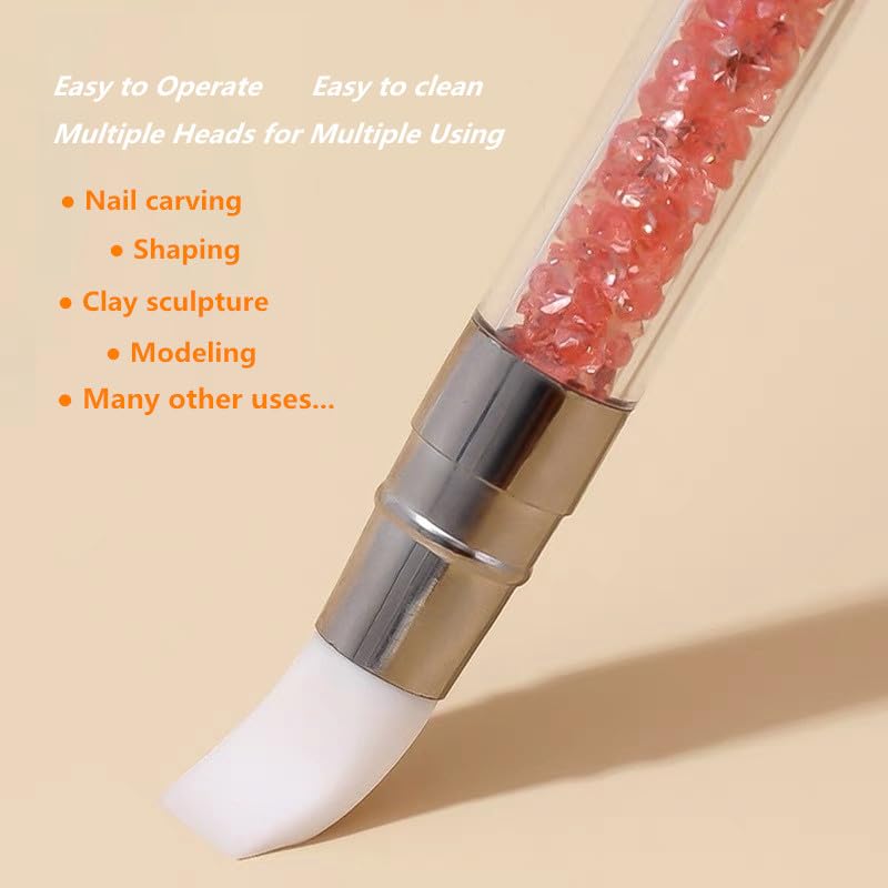 FULINJOY 2-way silicone nail art pens offering two heads for varied effects