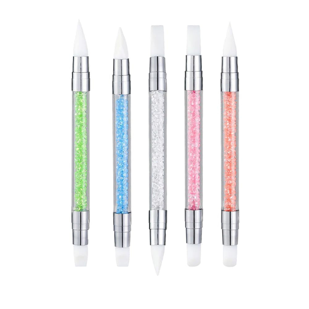 FULINJOY 5pcs nail sculpture pen with dual-ended tips for precise 3D designs