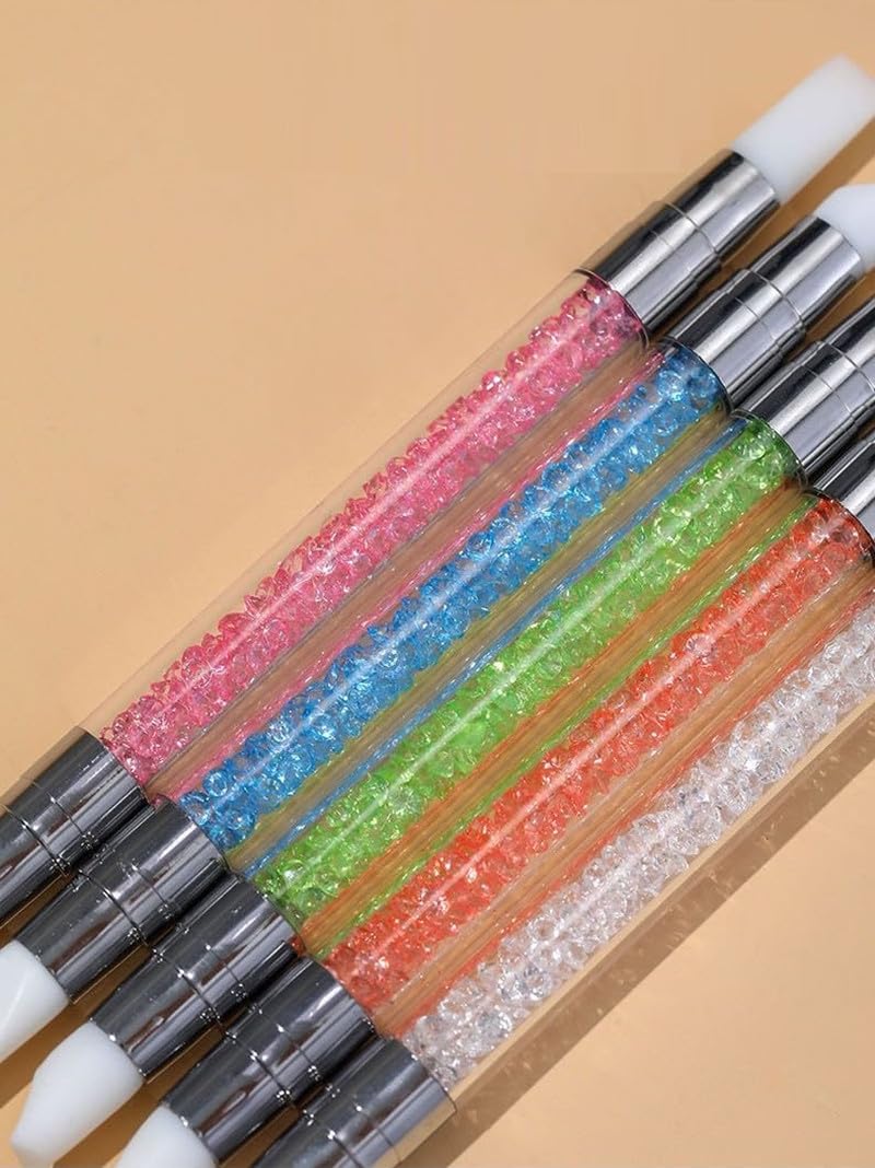FULINJOY clear acrylic tube with colorful rhinestones for a premium look