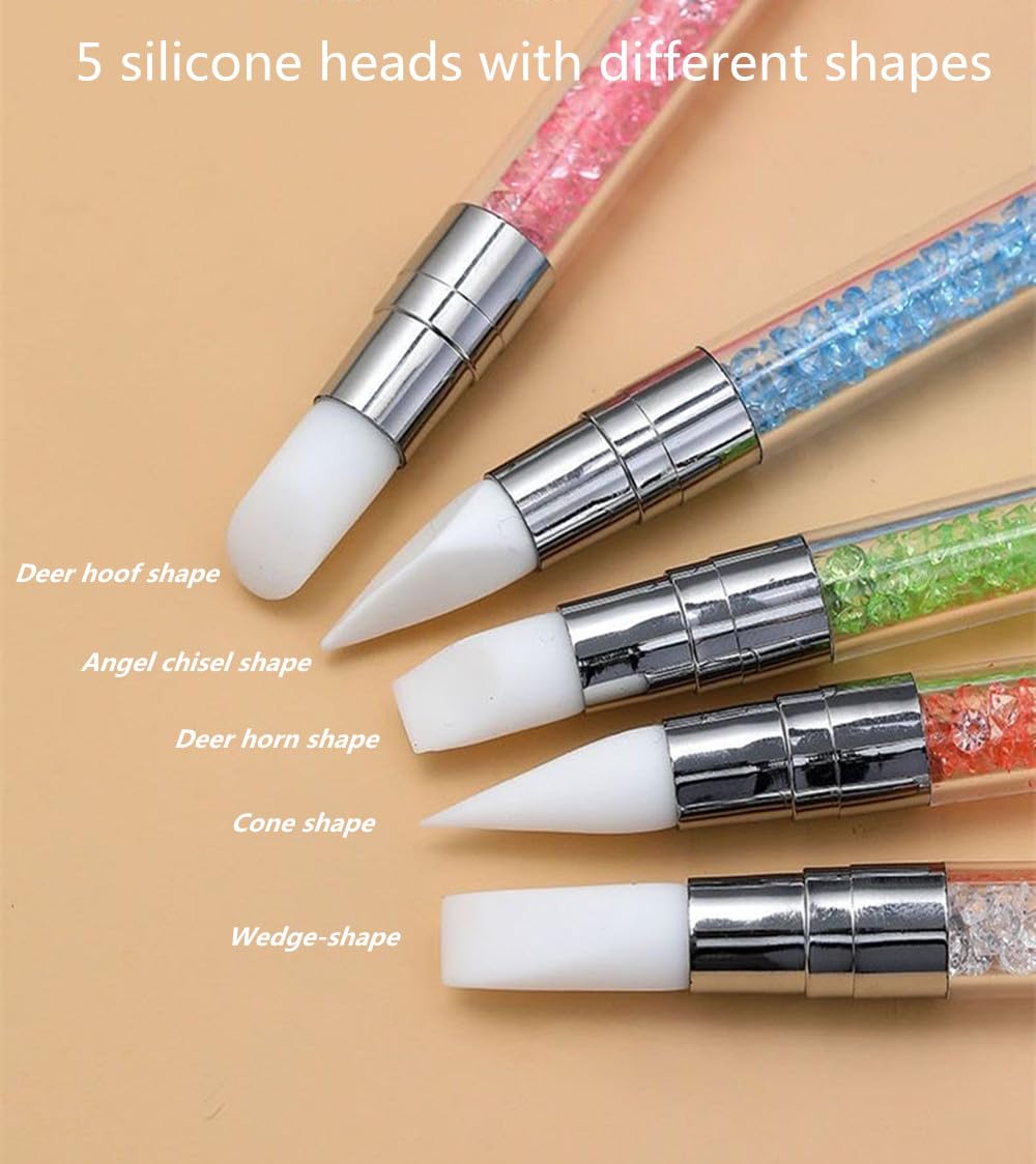 FULINJOY durable materials with crystal-accented acrylic tube and silver handle