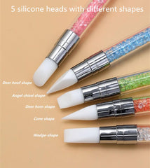 FULINJOY durable materials with crystal-accented acrylic tube and silver handle