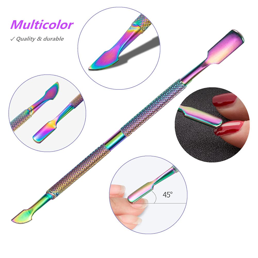 FULINJOY nail care tool helps remove residue and prep nails smoothly.