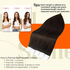 Full Shine double-sided tape offering secure, skin-friendly hold