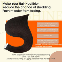 Full Shine 24-inch extensions provide elegant length and natural movement.