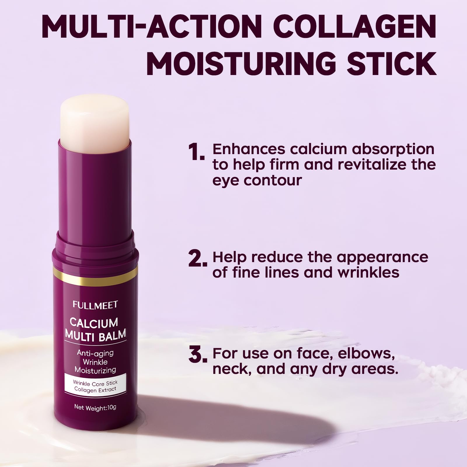 FullMeet calcio volumen multi-balm ojos, cuidado del contorno ocular suave